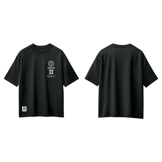 Equity Hub Classic Stack Logo Tee – Black