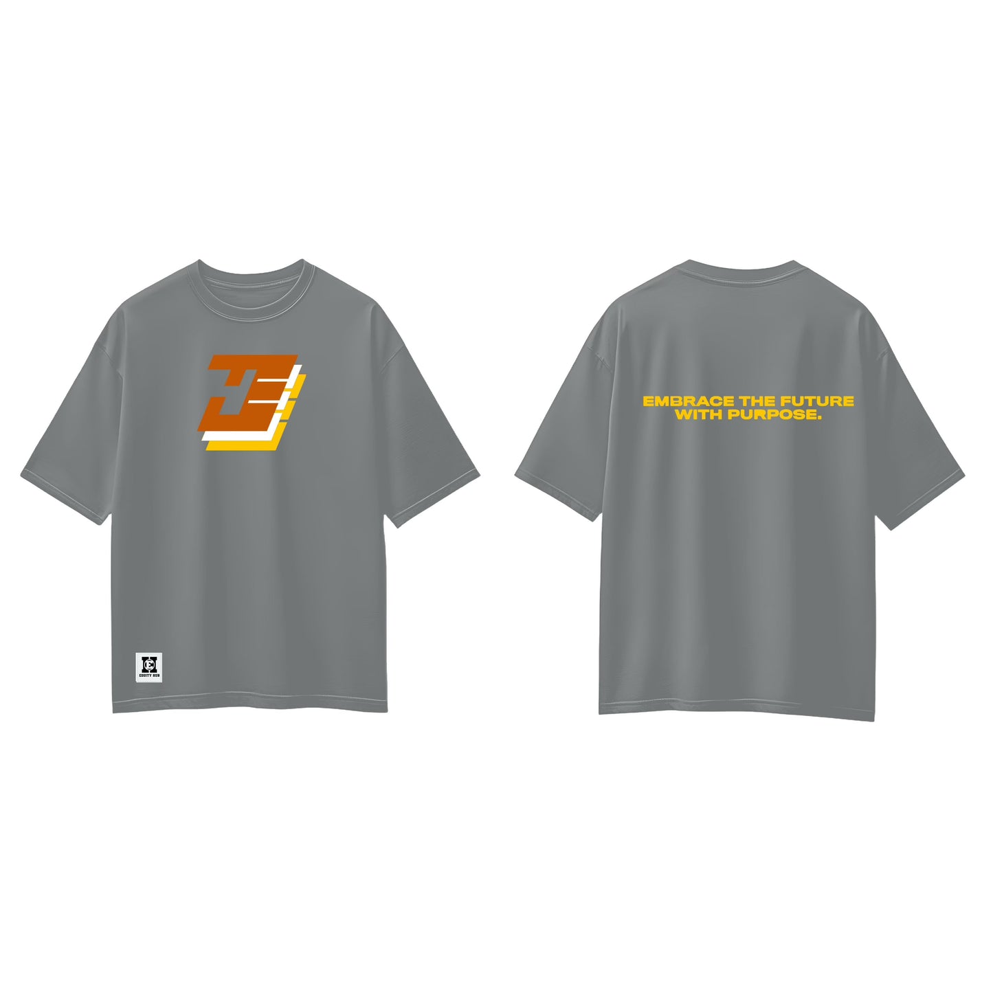 Equity Hub Speed Stack Tee – Grey