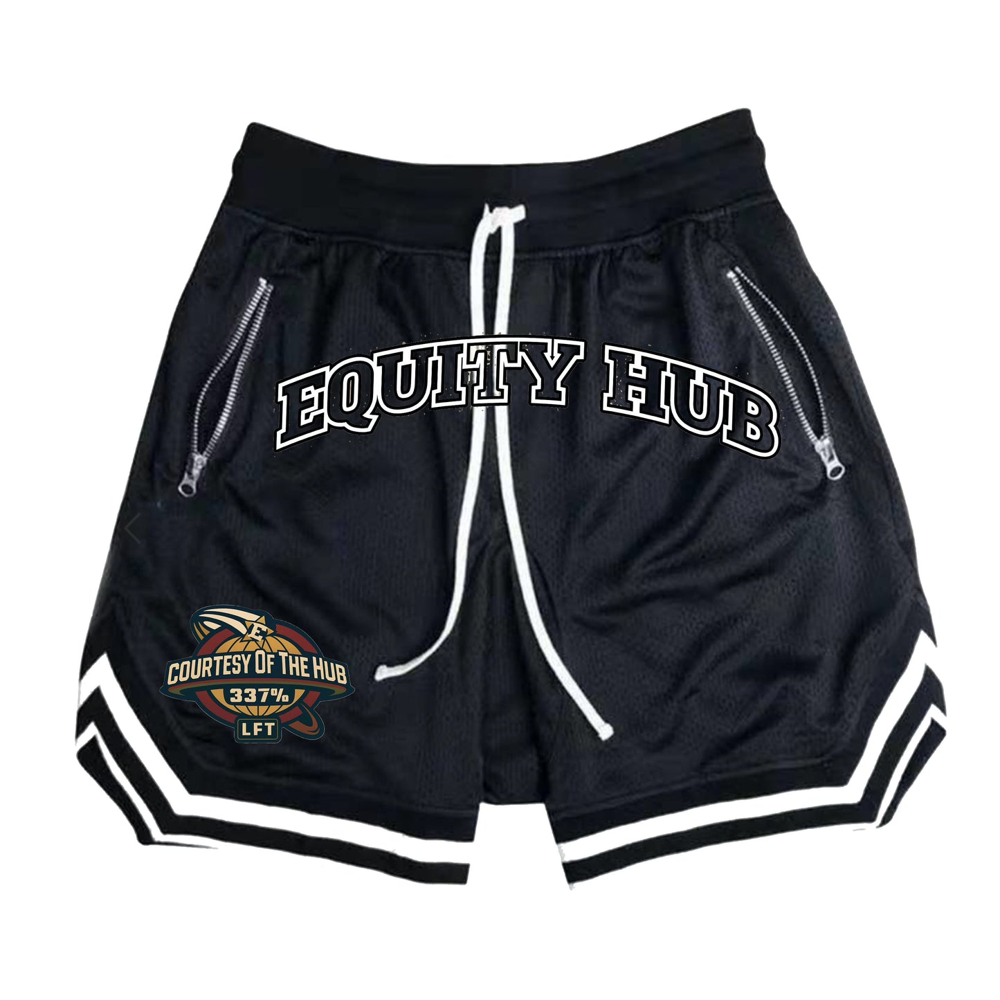 Equity Hub Mesh Shorts – “Courtesy of The Hub” Edition