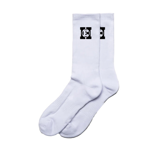 Equity Hub Socks- White