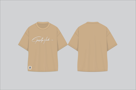 Equity Hub Signature Logo Tee- Sand Tan