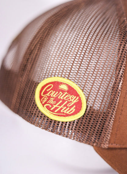 Equity Hub Trucker Hat – Walnut Mesh