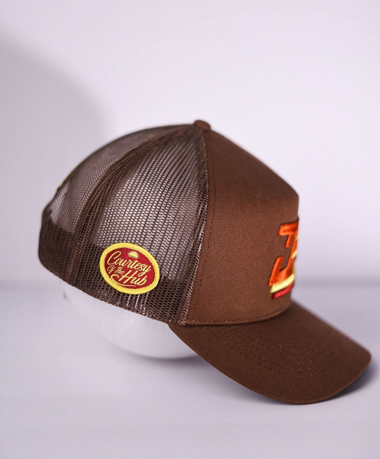 Equity Hub Trucker Hat – Walnut Mesh
