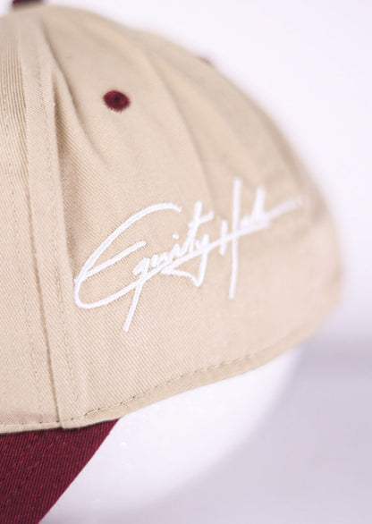 Equity Hub COTH Snapback-Maroon/Tan